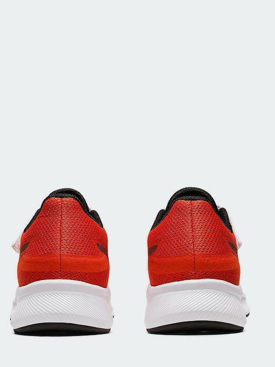 Patriot 13 Kids Sports Shoes Running with Hoop & Loop Closure Orange