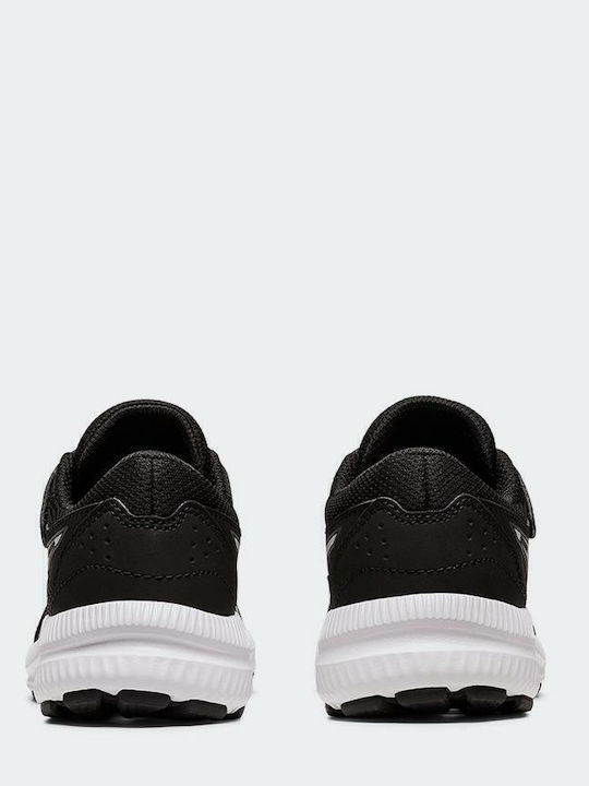 Contend 8 Kids Sports Shoes Running with Hoop & Loop Closure Black