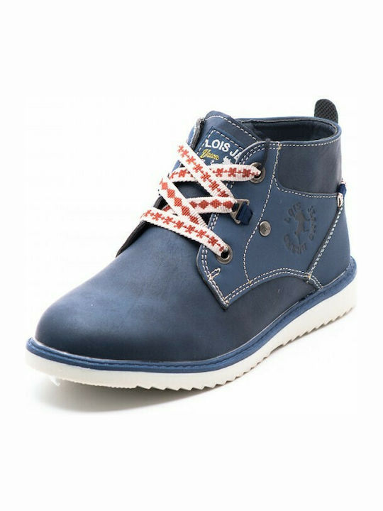 Lois Kids Boots with Zipper Blue