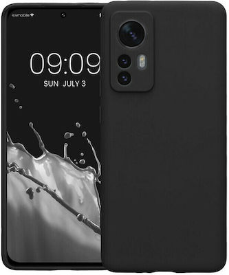 KWmobile Silicone Back Cover Black Matte (Xiaomi 12 / 12X)