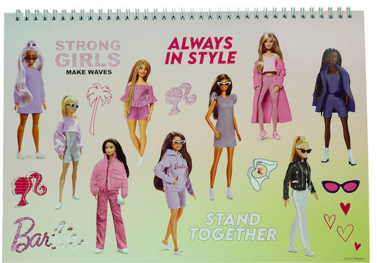 Gim Drawing Pad Barbie 1pcs