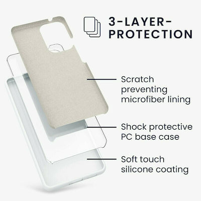 KWmobile Rubber Silicone Back Cover Matte White (Galaxy A53)