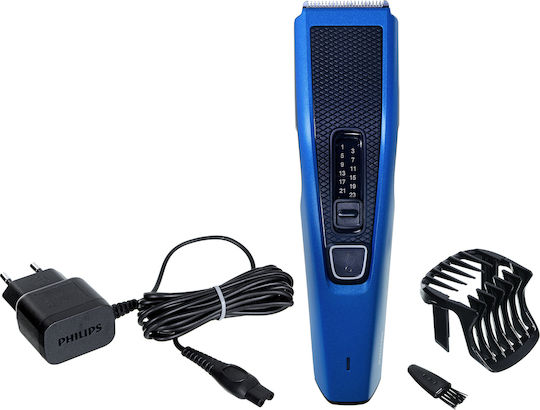 Philips Series 3000 Wiederaufladbar Haarschneidemaschine Black/Blue HC3522/15