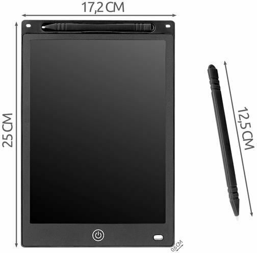 Kruzzel Graphic Tablet Πίνακας Διπλής Όψης 17.2x25εκ.