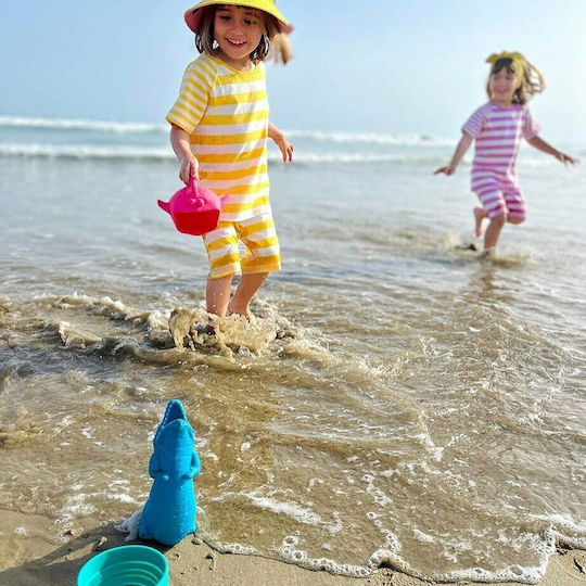 Scrunch Silicone Beach Bucket Green