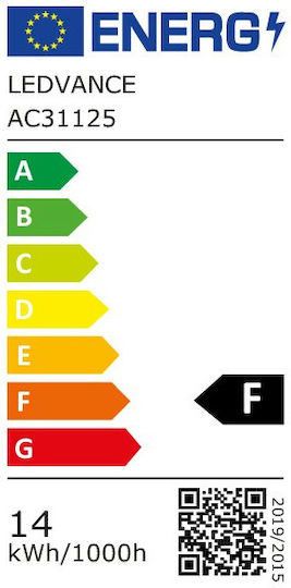 Ledvance Bec LED 14W pentru Soclu E27 și Formă A100 Alb cald 1521lm Reglabil în intensitate