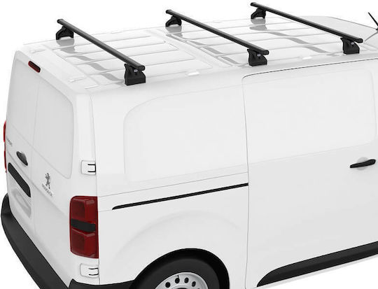 Cruz Μπάρες Οροφής Μεταλλικές Cargo Xpro 2022 160εκ. (Σετ χωρίς πόδια) Μαύρες