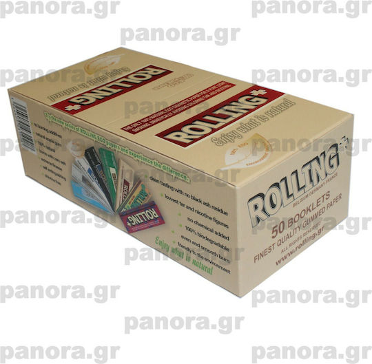 Rolling Beige Χαρτάκια Στριφτού Τσιγάρου 50 φύλλα 1τμχ