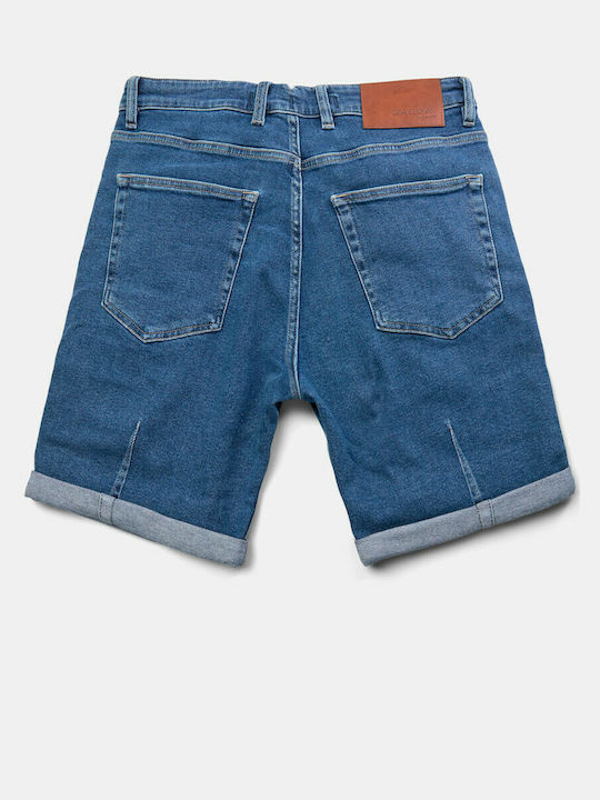 Gabba Anker Herrenshorts Jeans Blau