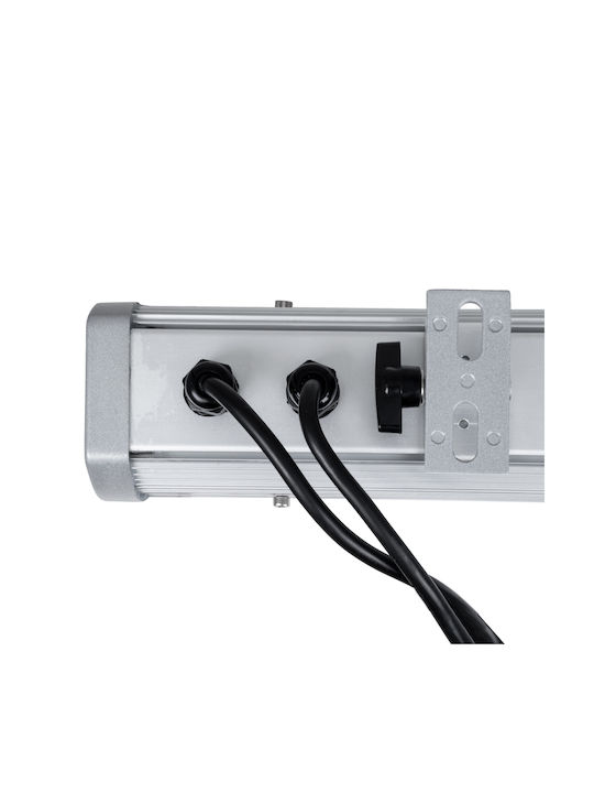 GloboStar Εξωτερικό Φωτιστικό LED Wall Washer 96W RGBW IP65 Ασημί