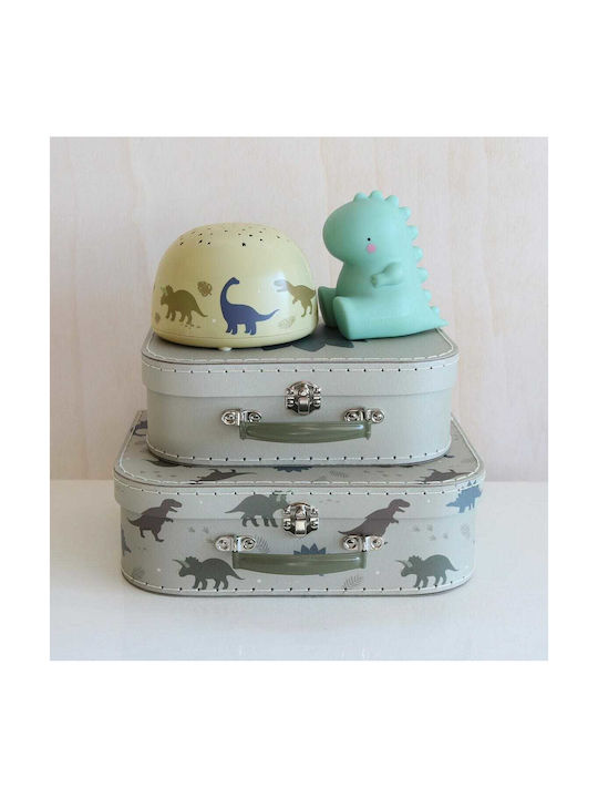 A Little Lovely Company Kinderprojektorlampe mit Sternenprojektion mit Farbwechsel Gelb
