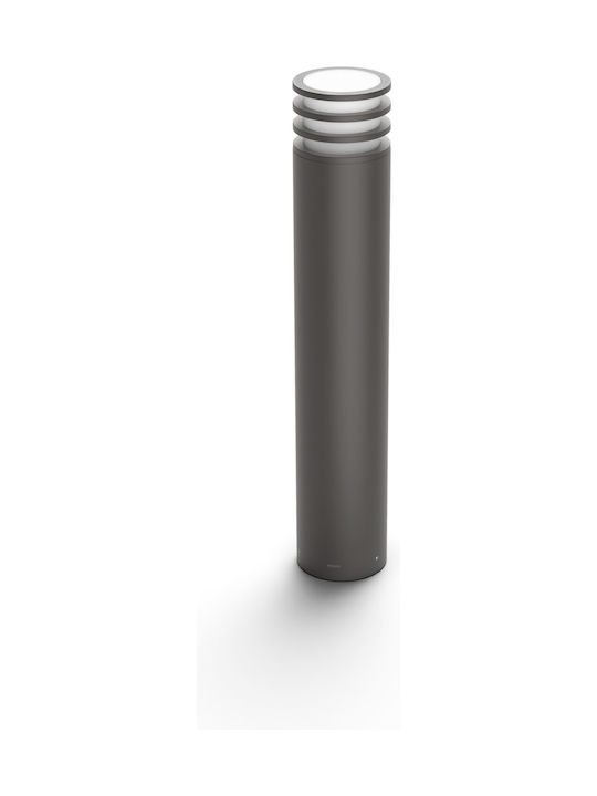 Philips Lucca Outdoor Floor Lamp Post 9.5W IP44 for E27 Black