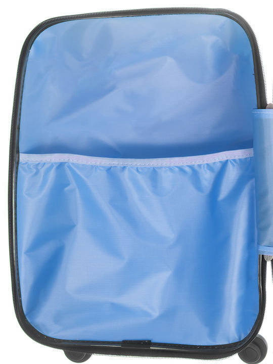 A2S The Blue Koala Children's Cabin Travel Suitcase Hard Light Blue with 4 Wheels Height 45cm 40-NE-288-02