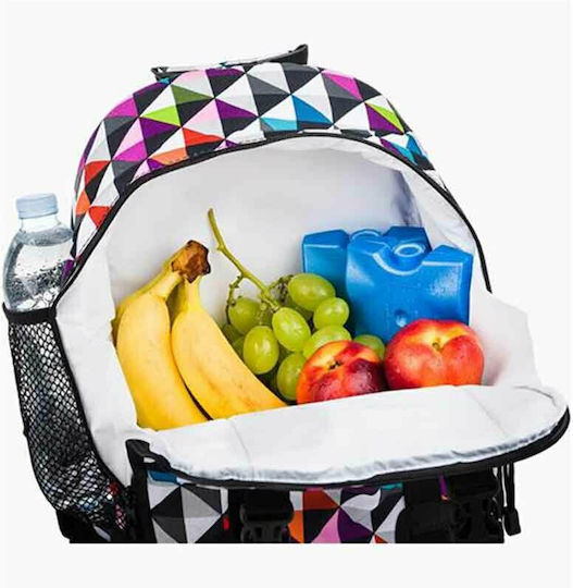 GioStyle Insulated Bag Backpack Boxy Insulated Pixel 15 liters L26 x W13.5 x H40cm