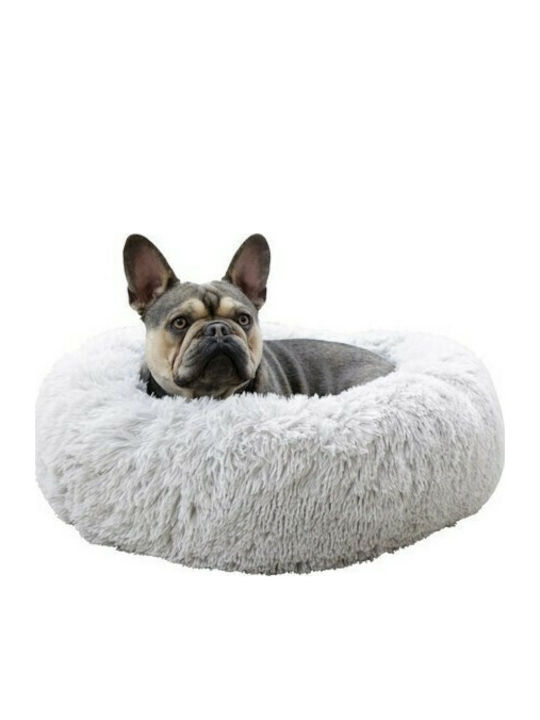 Kerbl Cosy Fluffy Πουφ Κρεβάτι Σκύλου Μπεζ 76x76εκ.