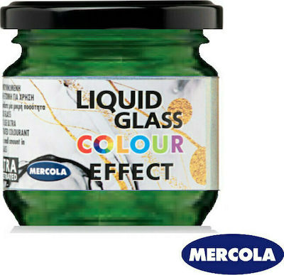 Mercola Liquid Glass Effect Handwerkliche Farbe Grün Für Flüssiges Glas Perlgrün Metallic 90ml