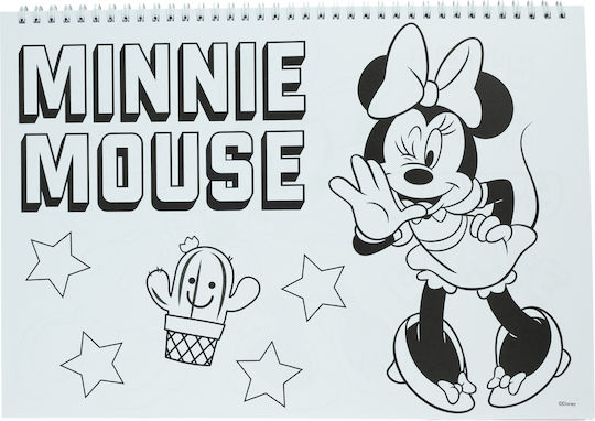 Gim Drawing Pad Minnie C4 22.9x32.4cm 40 Sheets