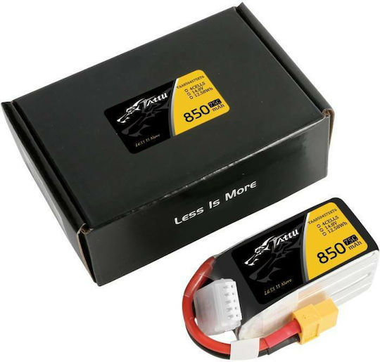 Tattu UAV Classic Μπαταρία Li-Po 14.8V 850mAh 75C 4S XT60 για Τηλεκατευθυνόμενο