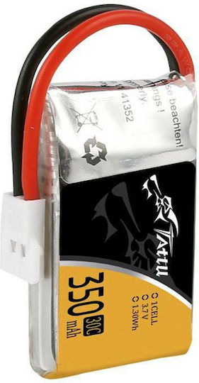 Tattu UAV Classic Μπαταρία Li-Po 3.7V 350mAh 30C 1S για Τηλεκατευθυνόμενο