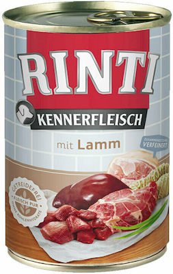 Rinti Kennerfeisch Canned Grain Free Wet Dog Food with Lamb 1 x 800gr