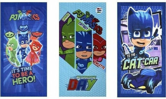 Stamion PJ Masks Kids' Beach Towel Blue PJ Masks 140x70cm