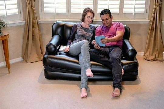 Bestway Inflatable Sofa for 2 People Black
