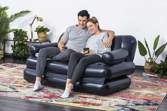 Bestway Inflatable Sofa for 2 People Black