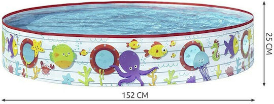 Bestway Children's Round Swimming Pool PVC 435lt Inflatable 152x25cm