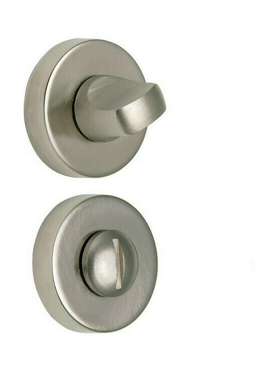 Viometale Hebel WC mit Rosette 06.1040 Nickel / Inox