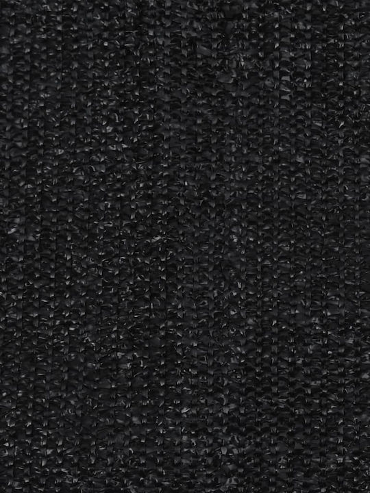 vidaXL Πλαϊνό Ρολό Σκίασης Βεράντας Μαύρο 0.6x2.3m
