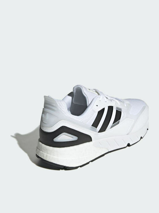 adidas ZX 2K Boost 2.0 Adidași Pentru Bărbați Alb Cenușiu / Negru