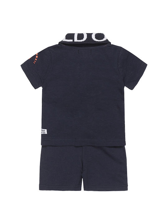 Dirkje Kids Set with Shorts Summer 2pcs Navy Blue