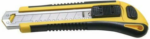 Proskit Faltschneider Sicherheit mit Kunststoff Körper und Klingenbreite 5mm Yellow