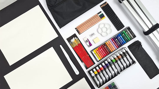 Daler Rowney Complete Art Set Painting Set in Case 58x46cm 115pcs