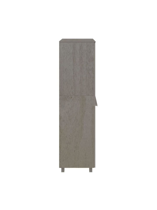 Ușă dublă Dulap de Haine Light Grey 89x50x180cm