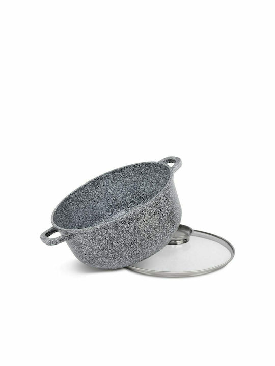 Edenberg Pots Set of Cast Aluminum with Non-stick Coating Grey 10pcs