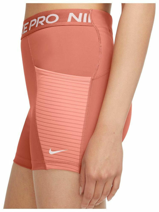 Dri-Fit Instruire Colanți-Shorts Push Up Portocalii