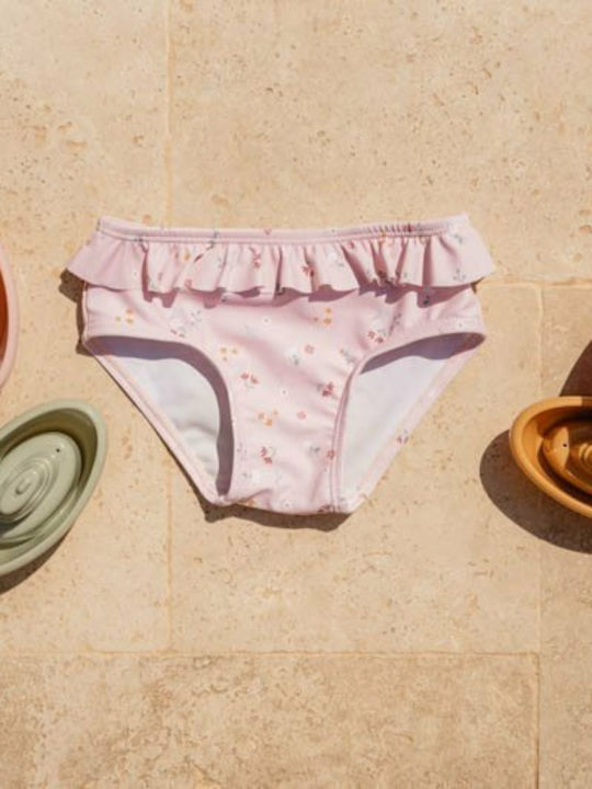 Little Dutch Flowers Kids Swimwear Swim Briefs Pink