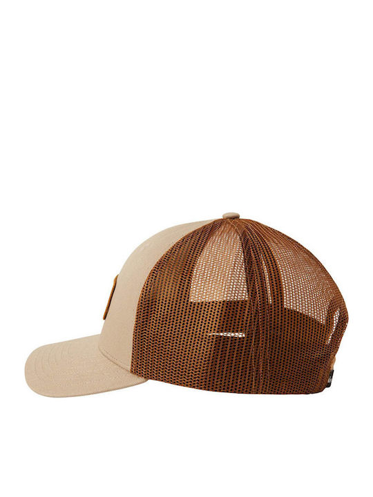Quiksilver Kids' Hat Jockey Fabric Jetty Scrubber Beige