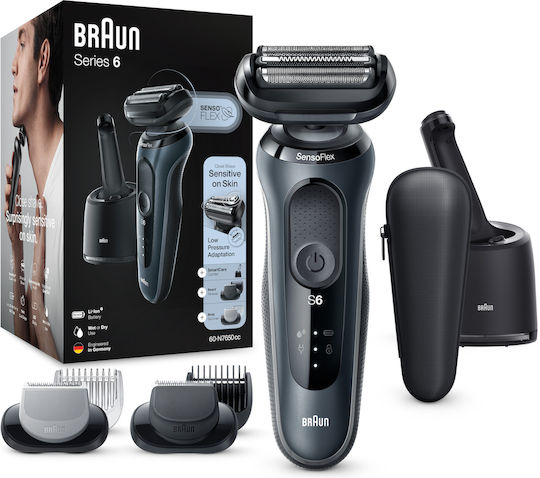 Braun Series 6 60-N7650CC Vintage Elektrorasierer Gesicht Wiederaufladbar