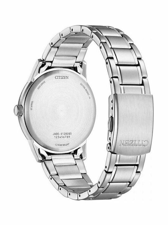 Citizen Ρολόι Eco - Drive με Μεταλλικό Μπρασελέ