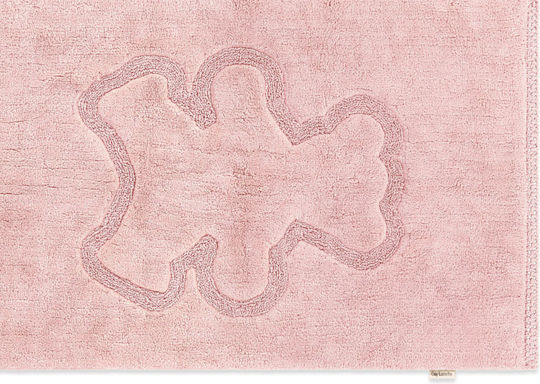 Guy Laroche Kids Cotton Rug Bear 130x180cm Pinky