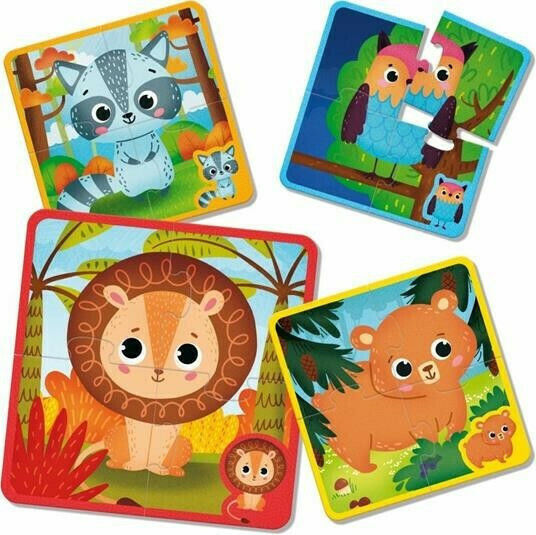 Lisciani Giochi Baby Touch Παζλ Монтесори Образователна Игра Образователни за 1-4 Години