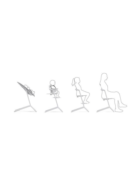 Cybex Lemo Baby Hochstuhl 3 in 1 Weiß