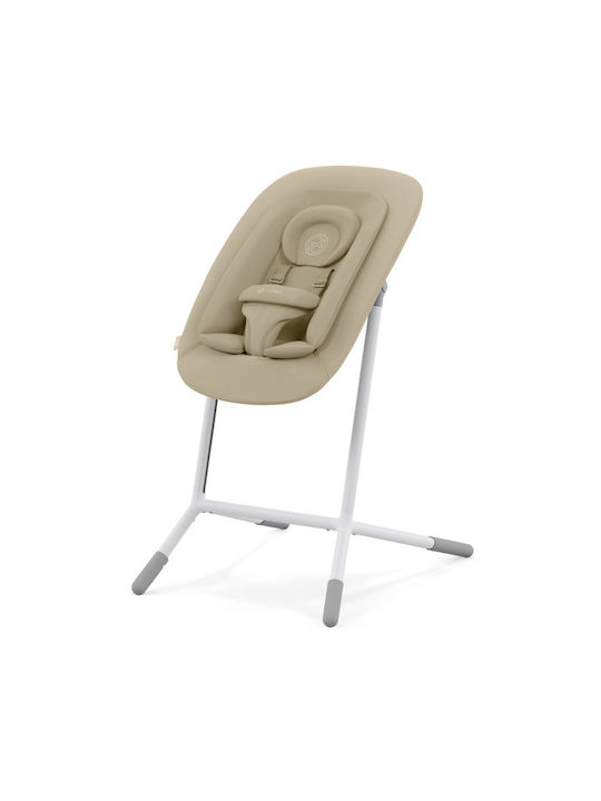 Cybex Lemo Scaun de Masă pentru Copii 4 în 1 cu Cadru Metalic & Scaun din Plastic All White