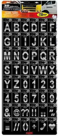 Lampa Product Display Stand Sticker Letter 3D Type-4 07109
