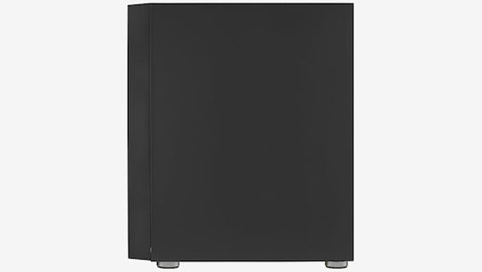 Aerocool Graphite Gaming Midi Tower Κουτί Υπολογιστή με Πλαϊνό Παράθυρο και RGB Φωτισμό Μαύρο