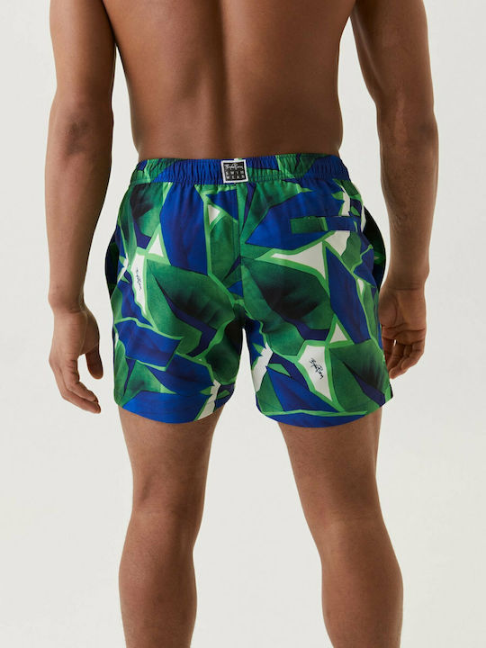 Herren Badebekleidung Shorts Mehrfarbig mit Mustern