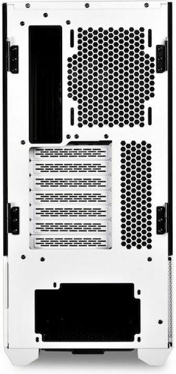 Lian Li Lancool II Mesh RGB+ type C Геймърско бюро Midi Tower Компютърна кутия със страничен прозорец Сняг
