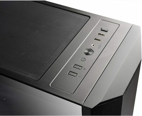 Lian Li Lancool II Mesh RGB+ type C Gaming Midi Tower Κουτί Υπολογιστή με Πλαϊνό Παράθυρο Black